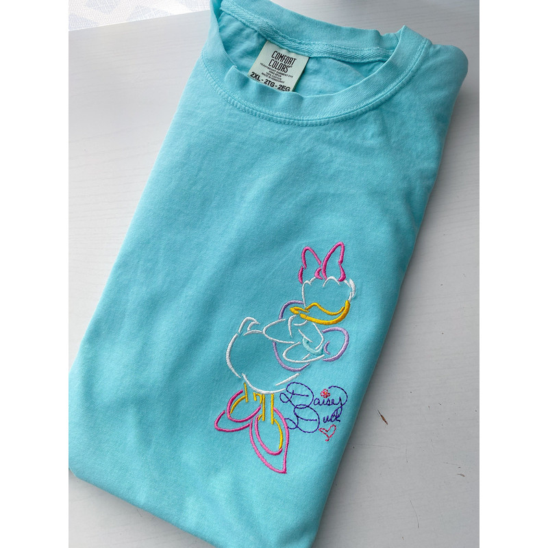 Daisy Donald Embroidered Shirt Disney Embroidered Shirt Disney Embroidered Sweatshirt.jpg