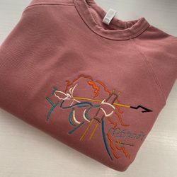 disney princess merida embroidered sweatshirt disney world disneyland embroidered crewneck