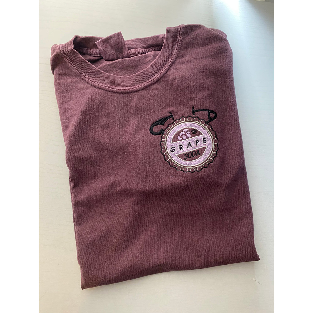 Grape Soda Embroidered T-shirt Disney Up Embroidered T-shirt Disney World Disneyland Embroidered Tank Top Tshirt.jpg
