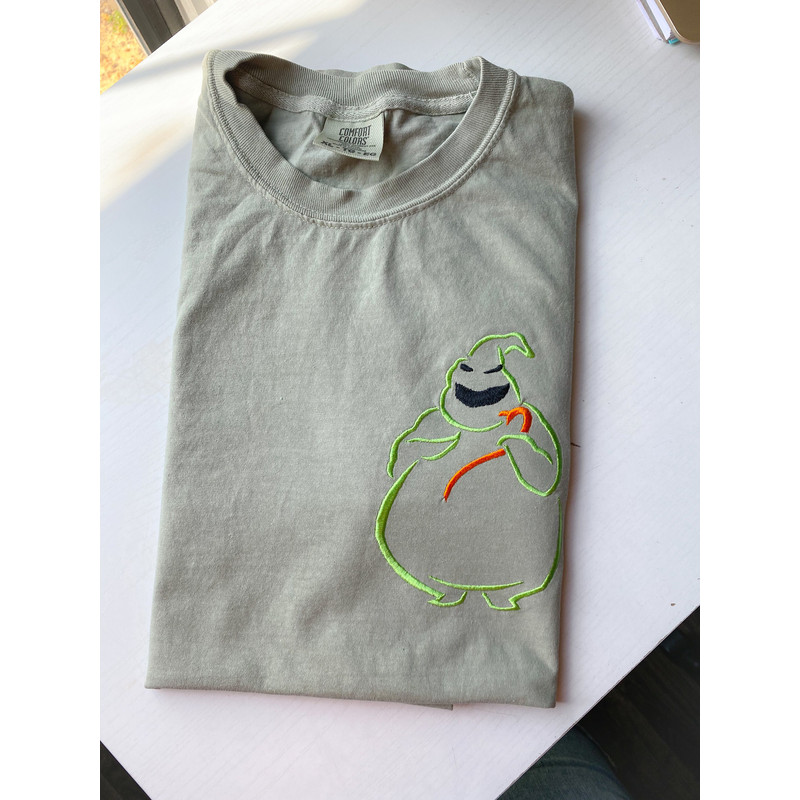 Oogie Boogie Embroidered Shirt Disney Halloween Embroidered Shirt Nightmare Before Christmas Embroidered Shirt.jpg