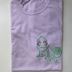 pascal embroidered shirt disney princess rapunzel embroidered shirt disney embroidered shirt tank top
