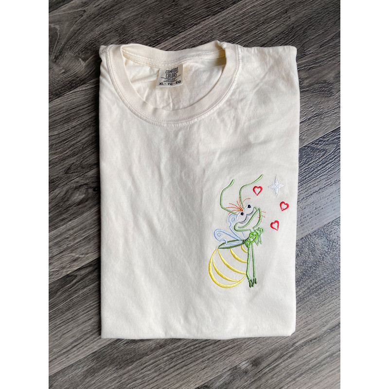 Ray and Evangeline - Princess and the Frog Embroidered Shirt Disney Embroidered T-Shirt Disney World Disneyland Embroidered T-shirt.jpg