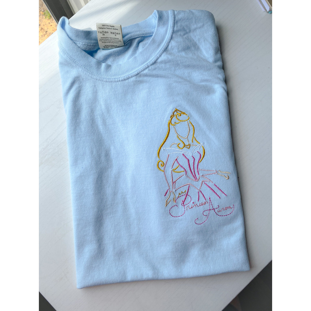 Sleeping Beauty Embroidered Shirt Disney Princess Aurora Embroidered Shirt.jpg