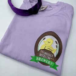 snuggly duckling embroidered sweatshirt  disney tangled embroidered sweatshirt  disney world  disneyland