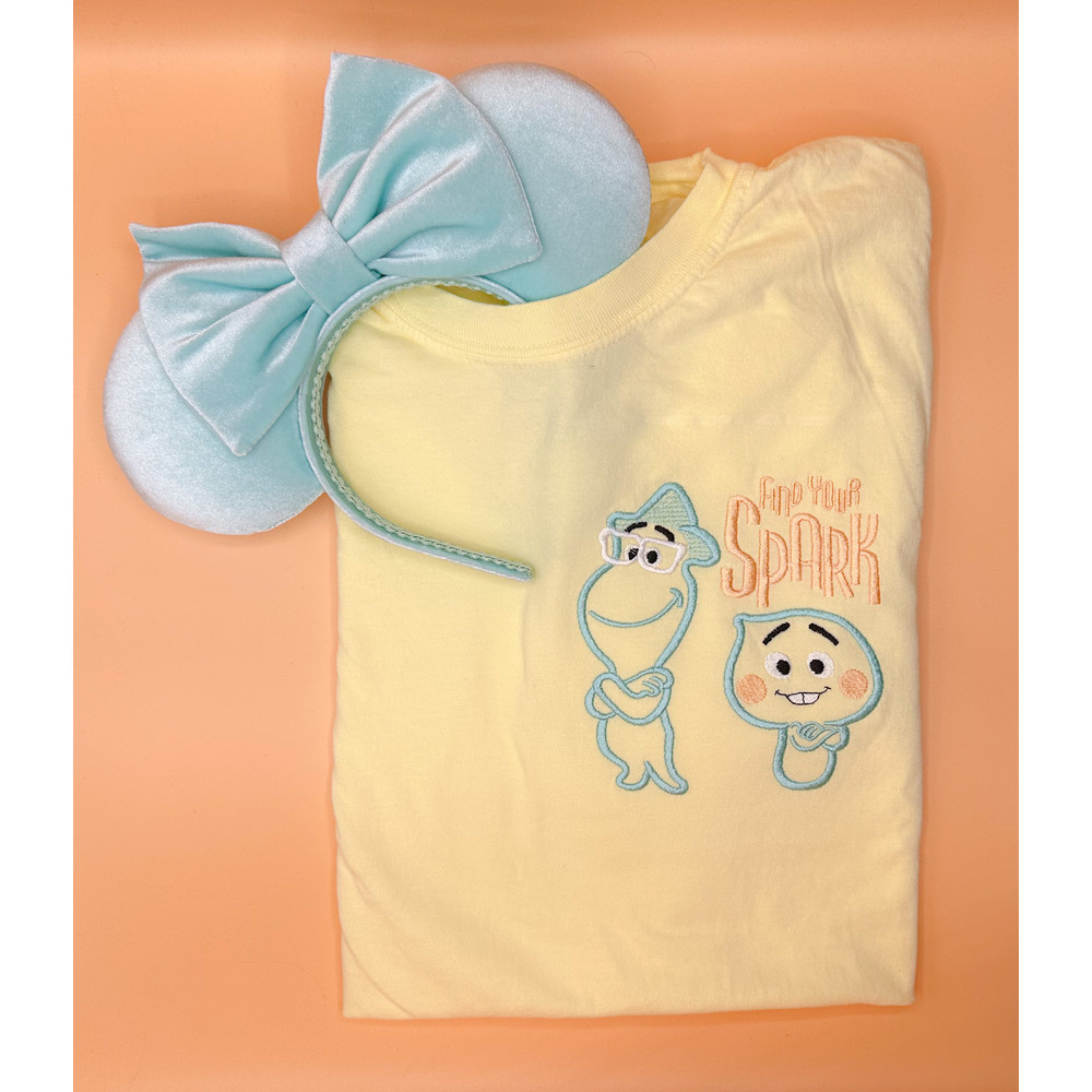 Soul Embroidered Sweatshirt Disney Crewneck Disney Joe & 22 Embroidered Crewneck.jpg