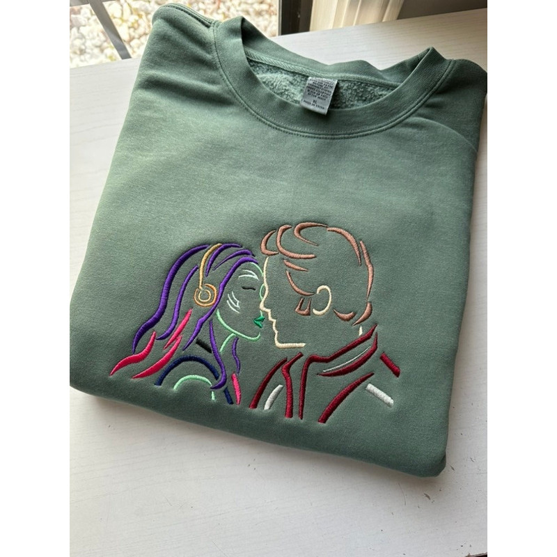 Starlord and Gamora Embroidered Sweatshirt  Disney Guardians of the Galaxy.jpg