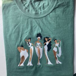 The Muses Embroidered T-shirt  Hercules Embroidered T-shirt  Disney World  Disneyland Embroidered Shirt 1