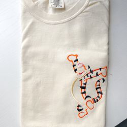 tigger embroidered shirt  disney tigger embroidered shirt  disney world  disneyland embroidered shirt