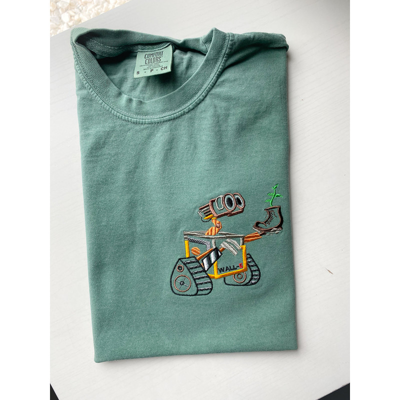 Wall-E Embroidered Shirt Disney WALL-E Embroidered T-Shirt Disney World Shirt Disneyland Shirt.jpg