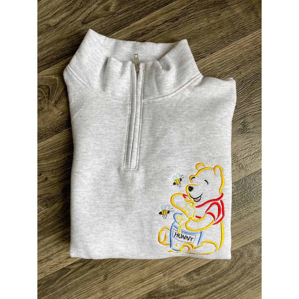 Winnie the Pooh Embroidered Sweatshirt  Disney World  Disneyland Embroidered Crewneck.jpg