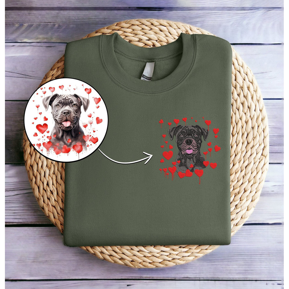 Custom Embroidered Dog Sweatshirt From Your Photo Embroidered Personalize Dog Picture Sweatshirt Valentine Dog Anniversary Gift Shirt Hoodie.jpg