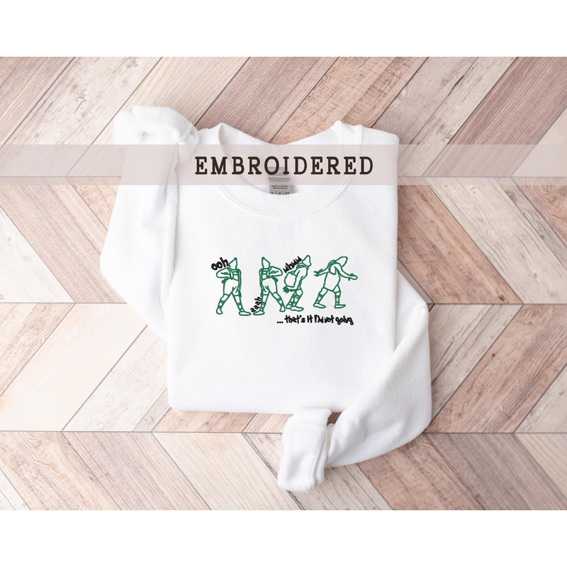 Embroidered That's it i'm not going scene Sweatshirt, Funny Christmas Crewneck, Embroidery Xmas Sweater, Gift For Women,.jpg