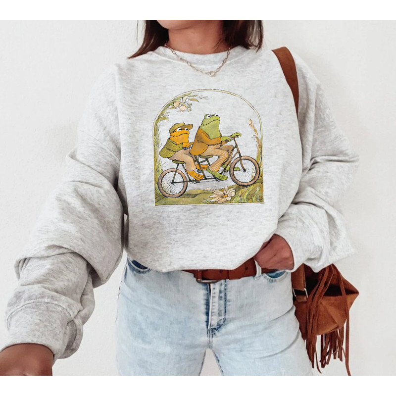 Frog And Toad Sweatshirt , Vintage Classic Book Crewneck, Cottagecore Hoodie, Gift for Best Friend,Cottagecore Aesthetic, Book Lover T-shirt.jpg