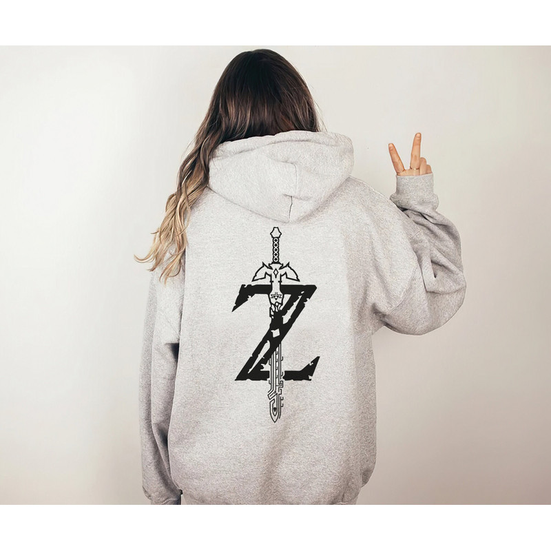 Tears Of The Kingdom Hoodie, Zelda Shirt, Korok Sweatshirt , Zelda Gift, Various Colors, Hylian Hoodie, Lineart Korok Shirt, Game Shirt.jpg