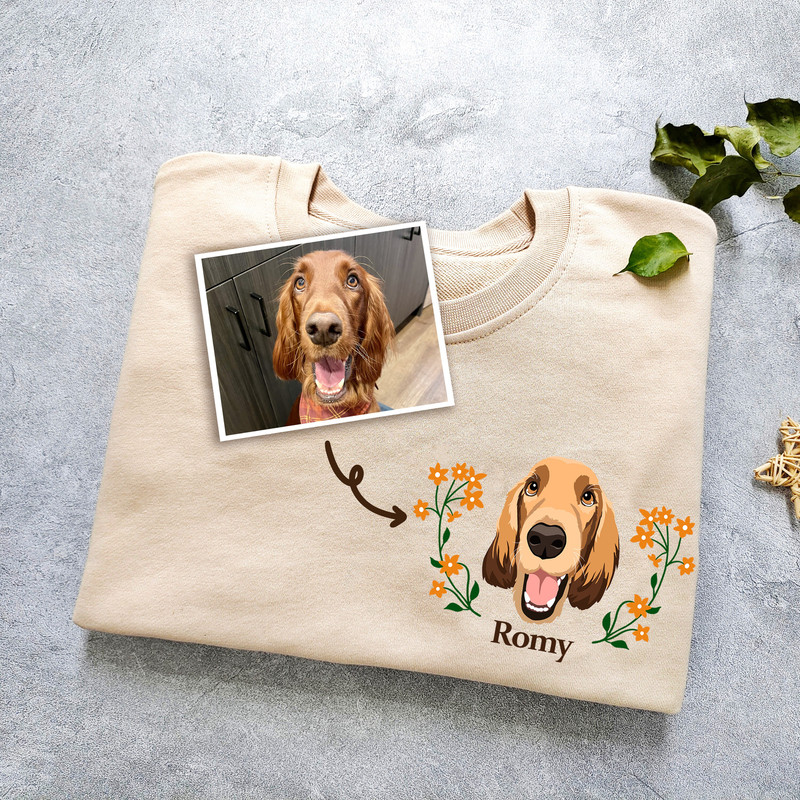Custom Pet Face Portrait Sweatshirt,Dog Portrait Hoodie, Personalized Pet Memorial,Custom Dog Mama Sweatshirt, Dog Lover Gift.jpg
