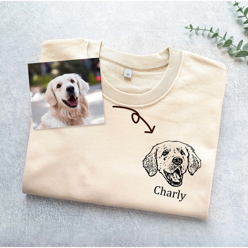 Custom Pet Hot Stamping Sweatshirt, Personalized Pet Sweatshirt, Dog Lover, Sweatshirt Dog Design, Custom Dog Cat Sweatshirt,Custom Gift.jpg