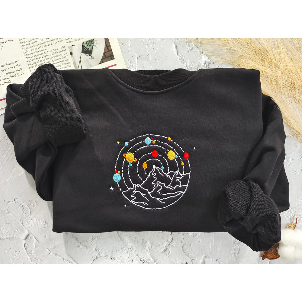 Planets And Mountain Embroidered Sweatshirt.jpg