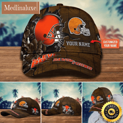 Cleveland Browns Baseball Cap Flower Custom Trending Cap