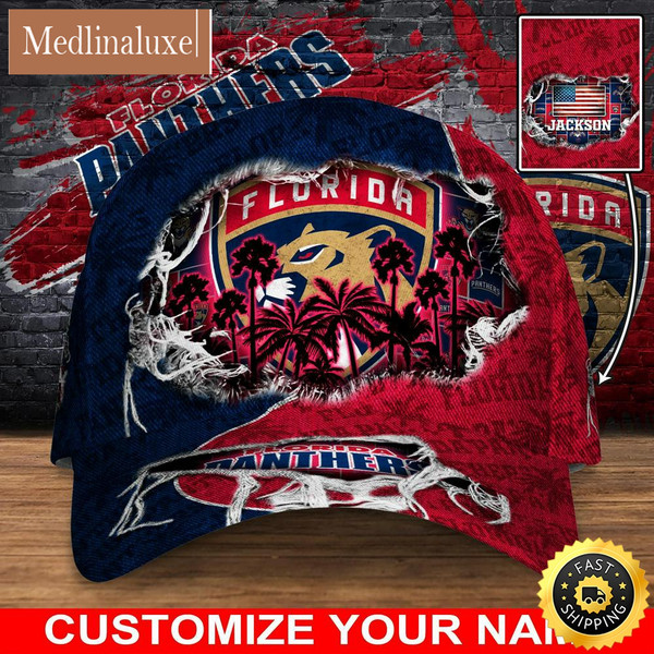 Customized NHL Florida Panthers Baseball Cap New Collection For Sports Fans.jpg