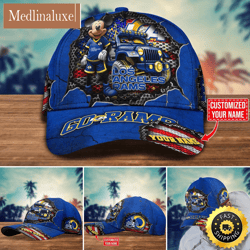 Los Angeles Rams Baseball Cap Mickey Mouse Customize Cap