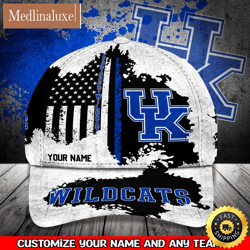 NCAA Kentucky Wildcats Baseball Cap Your Name Custom Baseball Cap