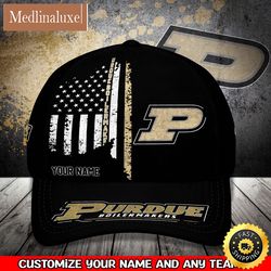 NCAA Purdue Boilermakers Baseball Cap Your Name Custom Baseball Cap