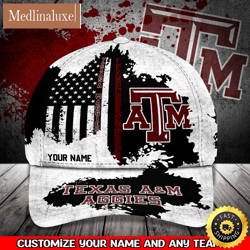 NCAA Texas A&ampM Aggies Baseball Cap Your Name Custom Baseball Cap