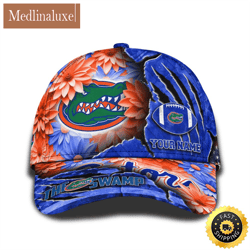Personalized NCAA Florida Gators All Over Print BaseBall Cap The Perfect Way To Rep Your Team