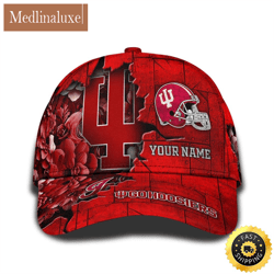 Personalized NCAA Indiana Hoosiers All Over Print BaseBall Cap Show Your Pride