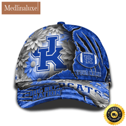 Personalized NCAA Kentucky Wildcats All Over Print Baseball Cap The Perfect Way To Rep Your Team