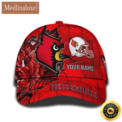 Personalized NCAA Louisville Cardinals All Over Print Baseball Cap Show Your Pride