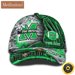Personalized NCAA Marshall Thundering Herd All Over Print Baseball Cap The Perfect Way To Rep Your Team