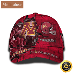 Personalized NCAA Minnesota Golden Gophers All Over Print Baseball Cap Show Your Pride