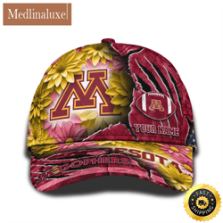 Personalized NCAA Minnesota Golden Gophers All Over Print Baseball Cap The Perfect Way To Rep Your Team