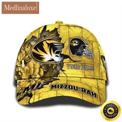 Personalized NCAA Missouri Tigers All Over Print Baseball Cap Show Your Pride