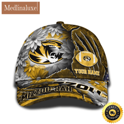 Personalized NCAA Missouri Tigers All Over Print Baseball Cap The Perfect Way To Rep Your Team