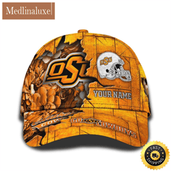 Personalized NCAA Oklahoma State Cowboys All Over Print Baseball Cap Show Your Pride