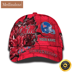 Personalized NCAA Ole Miss Rebels All Over Print Baseball Cap Show Your Pride