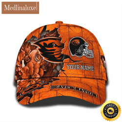 Personalized NCAA Oregon State Beavers All Over Print Baseball Cap Show Your Pride