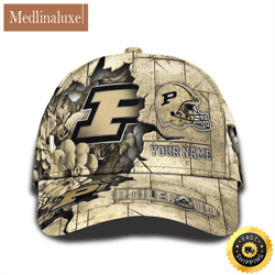 Personalized NCAA Purdue Boilermakers All Over Print Baseball Cap Show Your Pride