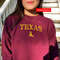 Vintage Texas crewneck embroidered, cowboy boot sweatshirt, cute state sweater.jpg