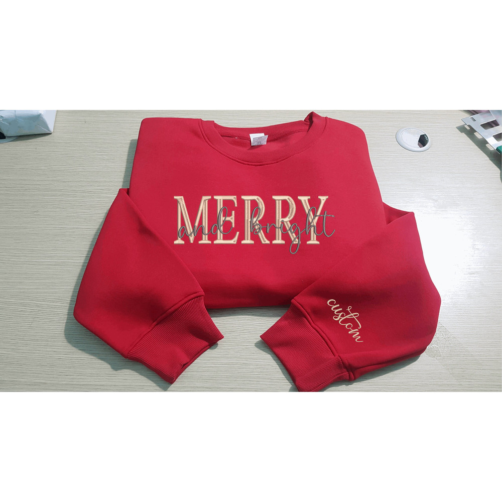 Christmas Sweatshirt, Christmas Crewneck, Christmas Whoville University Embroidered Sweatshirt, Christmas Embroidery Sweatshirt 3.jpg