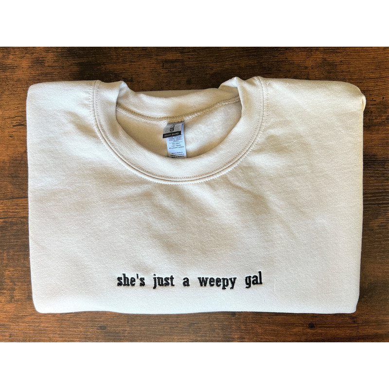 Personalized Embroidered Sweatshirts Custom Text Sweatshirt Oversized Vintage Sweatshirt Personalized Weddings Matching Gifts.jpg