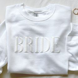 personalized gift for bride, bride sweatshirt, initial heart sleeve, engagement gift, unique bridal shower gift, future