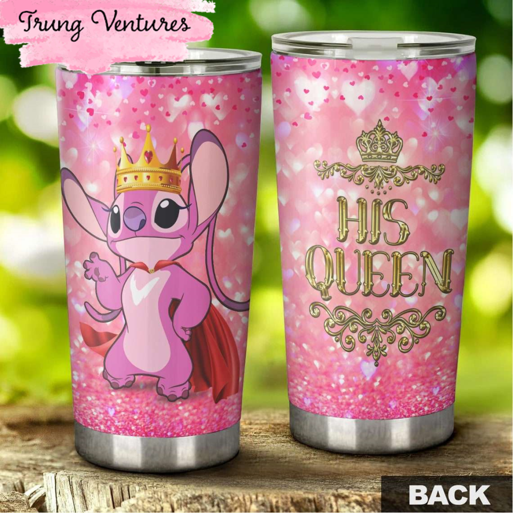 Cartoon Movie Angel His Queen Matching Couple Stainless Steel Tumbler For Disney Fan.jpg