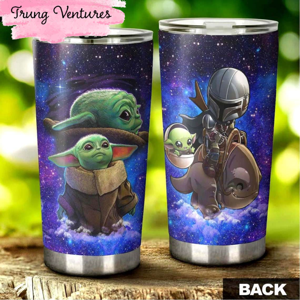 Cartoon Movie Baby Yoda Star War Stainless Steel Tumbler For Disney Fan.jpg