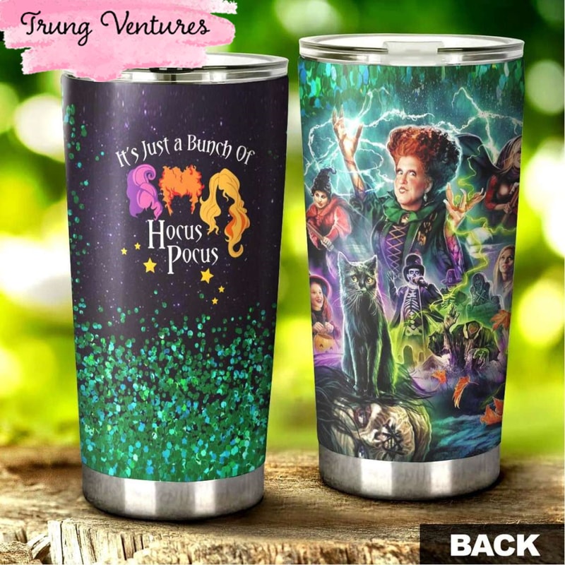 Cartoon Movie Evil It's Just A Bunch Of Hocus Pocus Stainless Steel Tumbler For Disney Fan.jpg
