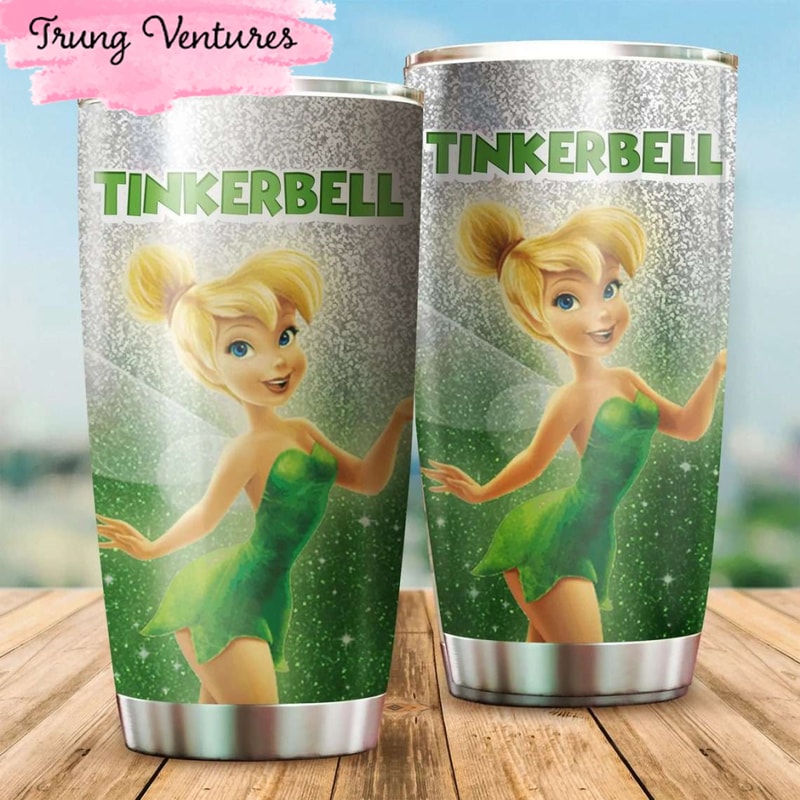 Cartoon Movie Tinker Bell Ombre Stainless Steel Tumbler For Disney Fan.jpg