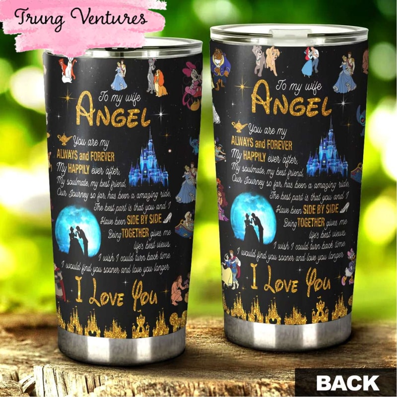Cartoon Movie To My Wife Angel Stainless Steel Tumbler For Disney Fan.jpg
