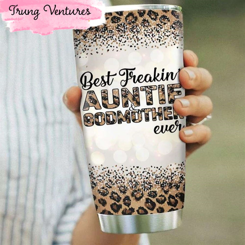 Leopard Best Freakin' Auntie And God Mother Happy Mothers Day Tumbler.jpg